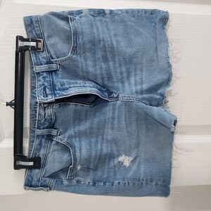 American Eagle Outfitters Blue Jean Shorts Distressed Style